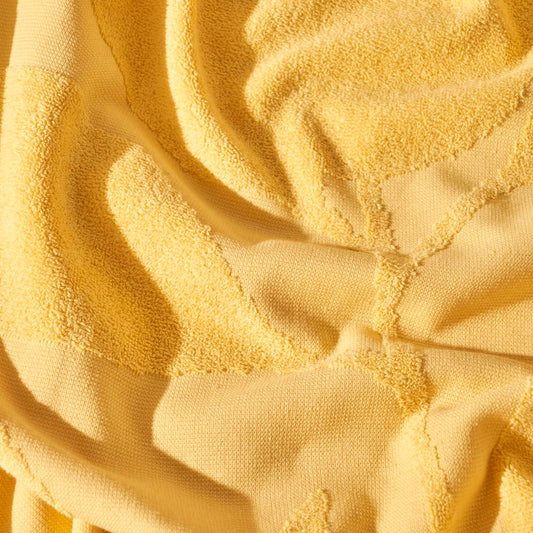 100% katoenen Lemoncello strandlaken geel (90x150 cm)