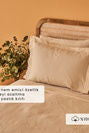 100% katoenen exclusieve jacquard tweepersoonsbedspreiset ecru (240x260 cm)