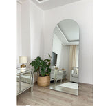 Frameloze Boog Spiegel 180 x 70 cm – Vrijstaand, Leunend of Wandmontage
