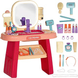 Kinder Kaptafel – Beauty & Make-Up Speelset met Spiegel – Interactief Rollenspel Speelgoed – Voor Peuters & Kleuters – Inclusief Accessoires