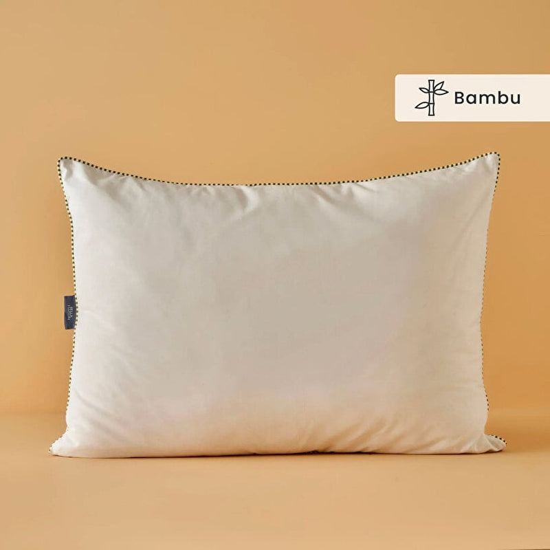 Fluffy Bambu Yastık Beyaz (50x70 cm)