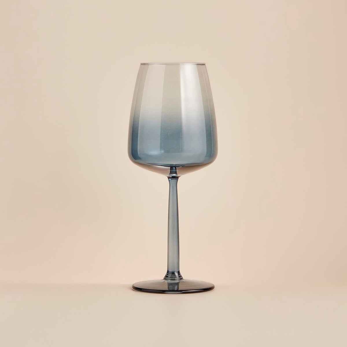 Wijnglas blauw