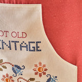 Vintage Keukenschort