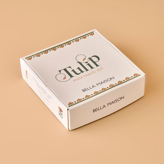 Tulip Gebaksbordenset – 4-delig