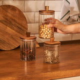 Beatrice Houten Deksel Pot Naturel (730 cc)