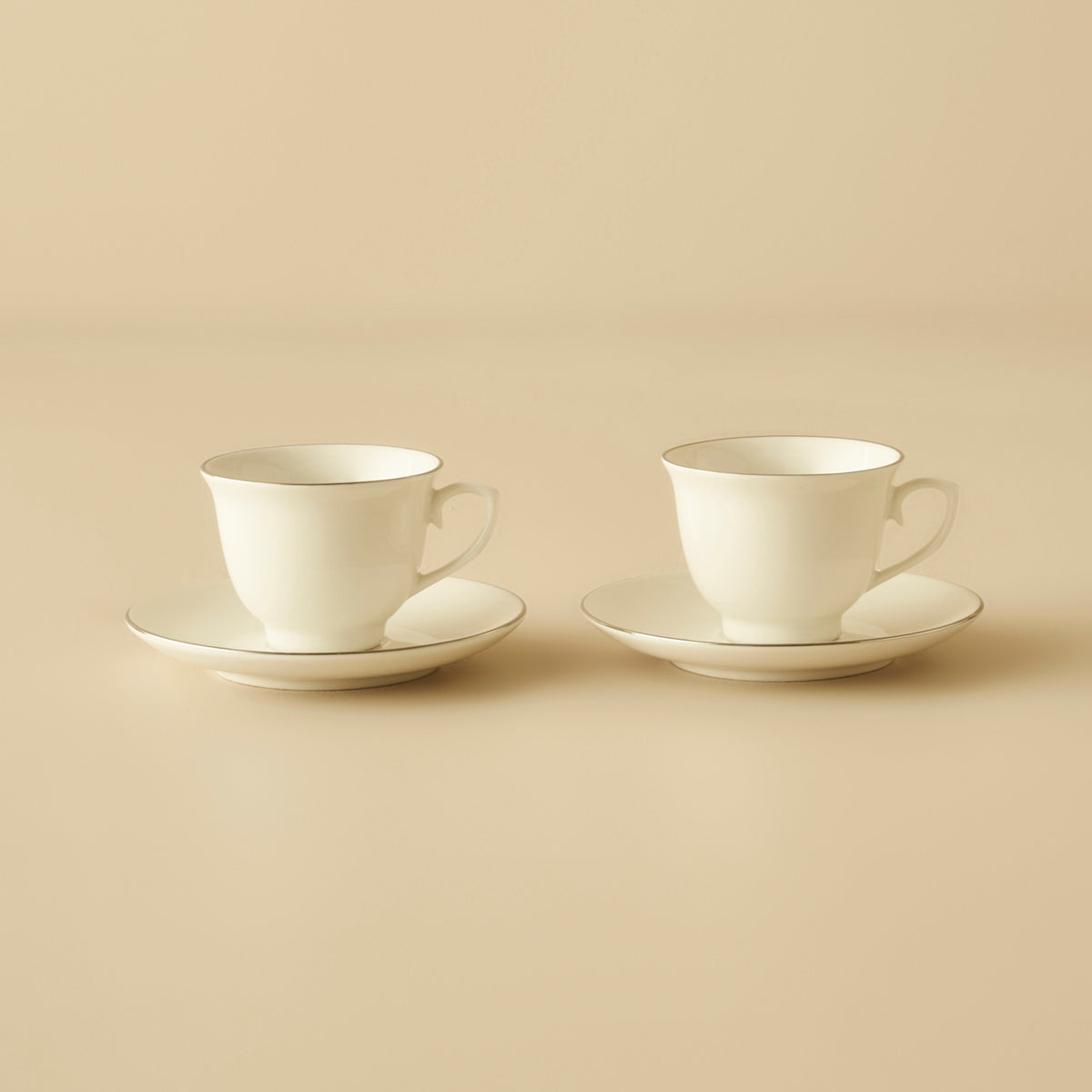 Felis Koffiekopjesset (2 stuks) – Zilverkleurig