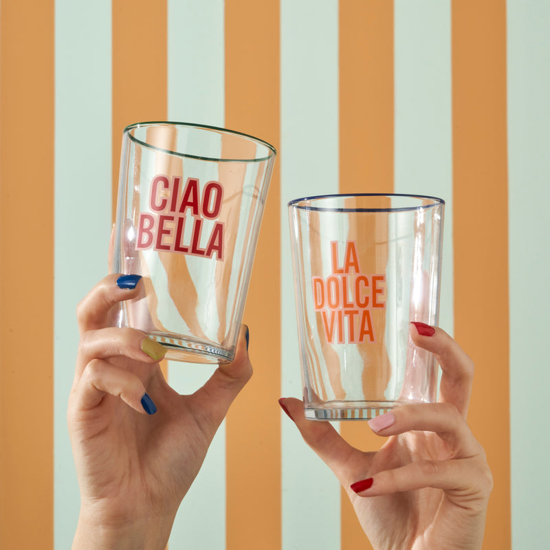 Line Ciao Bella Frisdrankglas - 6 stuks