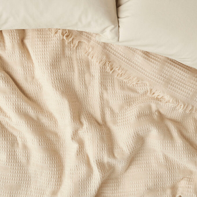%100 Katoen Bexley Tweepersoons Bedsprei Vizon (200x220 cm)