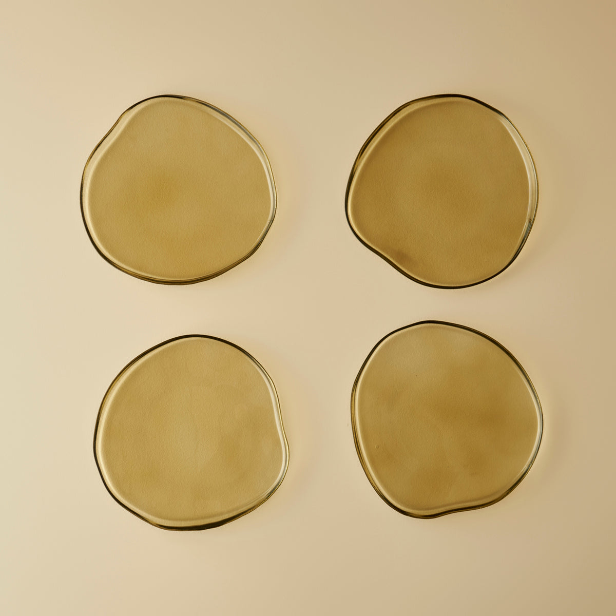 Geo Porseleinen borden 4 delig