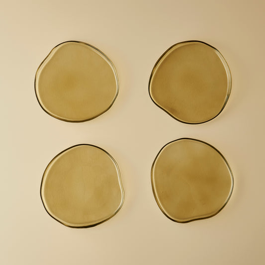 Geo Porseleinen borden 4 delig