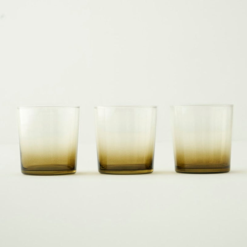 Gekleurde Set van 3 Glazen Groen (380 cc)