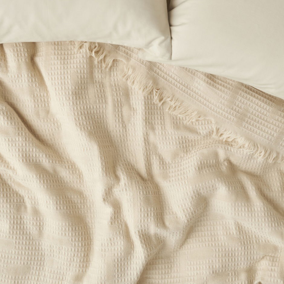 100% katoen Bexley Single Pique Mink (150x220 cm)