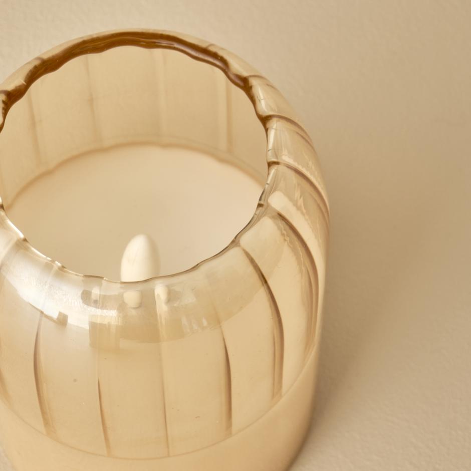 Alessia LED Kaars Amber (10 cm)