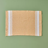 Juno theedoeken, 3-pack, mosterdgeel (45x65 cm)