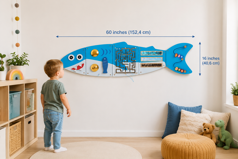 Educatief Houten Busy Board – Montessori Speelgoed 1 Jaar+ - HAAI