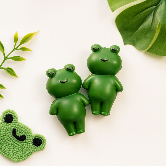 Kikker Bijtring – 100% Natuurlijke Rubber Babytandring | Anti-BPA & Veilig voor 0+ Maanden | Comfort & Sensorische Stimulatie