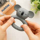 Koala Bijtring – 100% Natuurlijk Rubber, Koala‑Ring Vorm | Veilig & BPA‑vrij | Babytandring 0+ Maanden