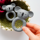 Koala Bijtring – 100% Natuurlijk Rubber, Koala‑Ring Vorm | Veilig & BPA‑vrij | Babytandring 0+ Maanden