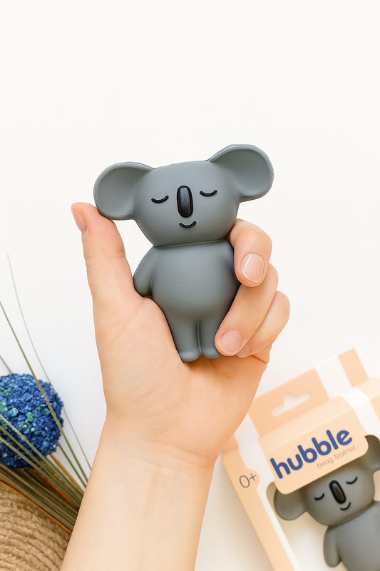 Koala Bijtring – 100% Natuurlijk Rubber, Koala Vorm | Veilig & BPA-vrij | Babytandring 0+ Maanden