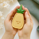 Ananas Bijtring – 100% Natuurlijk Rubber, Pineapple Vorm | BPA‑vrij & Veilig | Babytandring 0+ Maanden