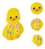Montessori Eend Busy Board – Houten Educatief Activiteitenbord voor Baby & Peuter