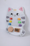 Montessori Busy Board Kat – Houten Educatief Activiteitenbord voor Baby & Peuter Productbeschrijving