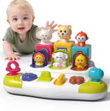 Interactief Pop-Up Dieren Speelgoed - Educatief Montessori Baby & Peuter Speelgoed - Ontwikkeling Fijne Motoriek - Vanaf 12 Maanden