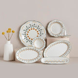 Adelina Stoneware 26-delige ontbijtset voor 6 personen Groen