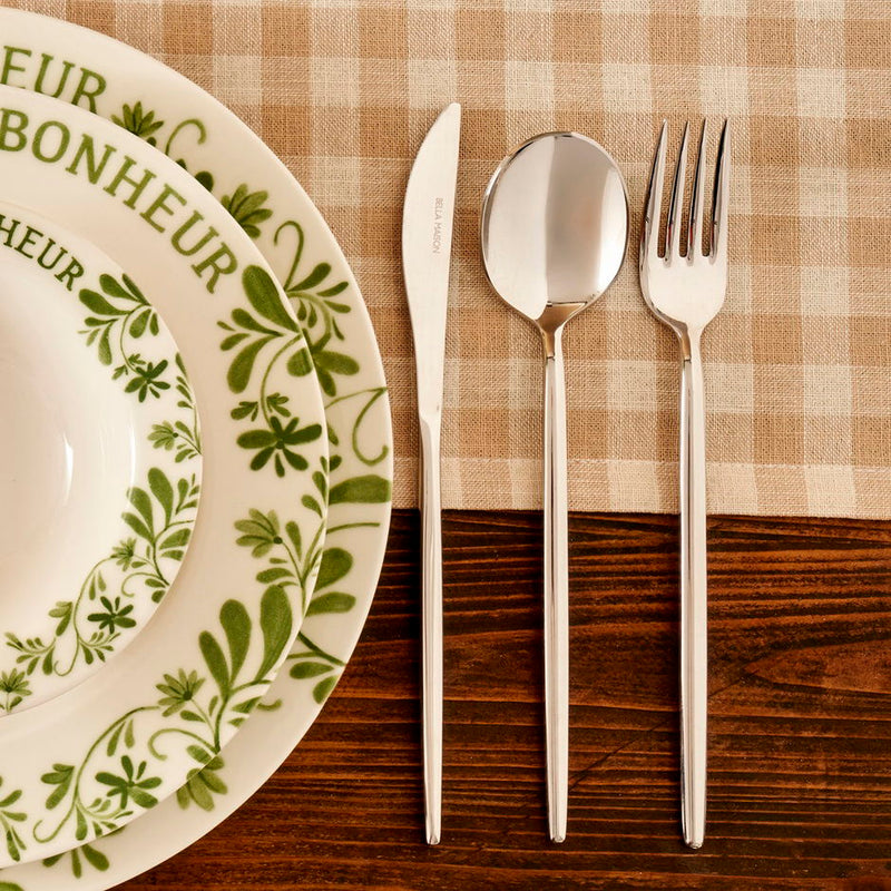 Siena serviesset diner zilver 18 stuks lepel-vork-mes