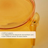 Kleuren Amber Pot met Lepel (1110 cc)