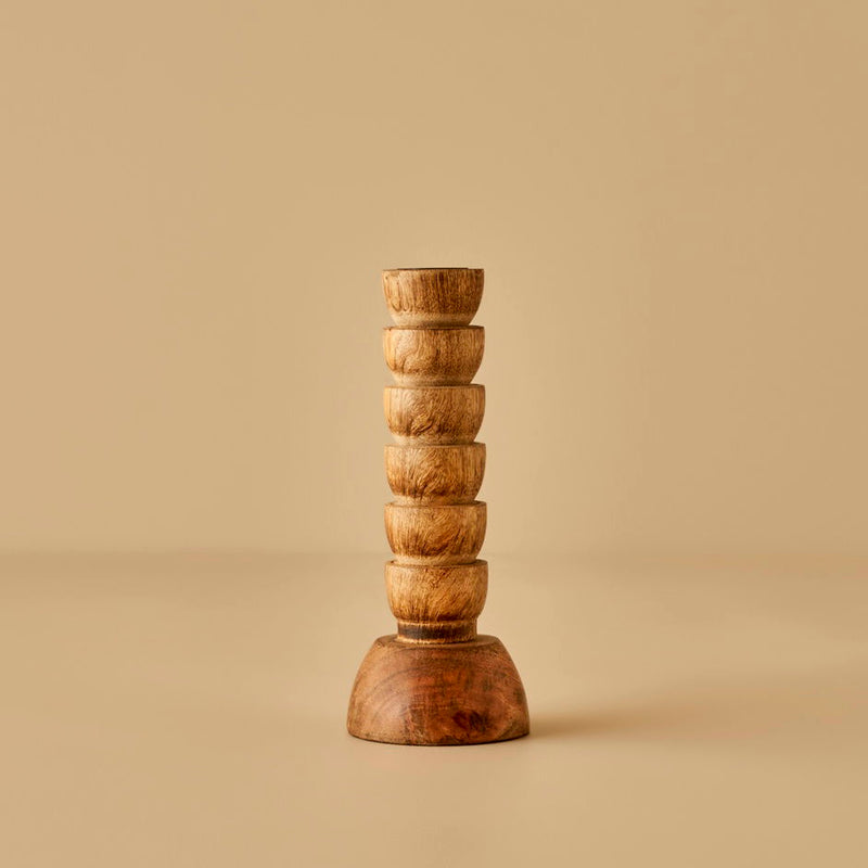 Ricardo Kaarshouder – Naturel – 8,5x8,5x20,5 cm - 2 stuks