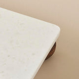 Olmo Marmeren Rechthoekige Presentatiestandaard Naturel (15x30 cm)