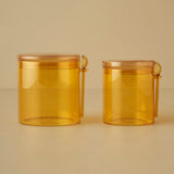 Kleuren Amber Pot met Lepel (1110 cc)