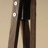 Bella Houten Vloerlamp Crème-Walnoot (40x40x125 cm)