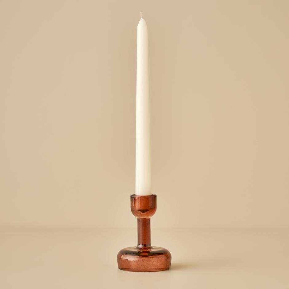 Miguel Kaarsenhouder Claret Rood (7x7x10 cm)