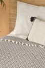 Luxe Bedsprei Silvana – Antraciet – 100% Katoen – 200x230 cm