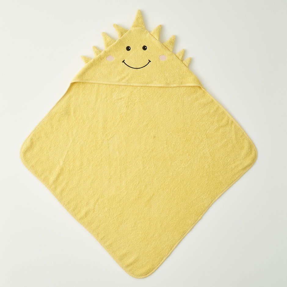 100% katoenen Sunshine Swaddle handdoek geel (75x75 cm)