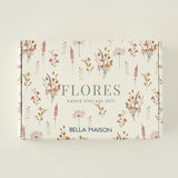 Flores porseleinen koffiekopjesset van 2 (90 ml)