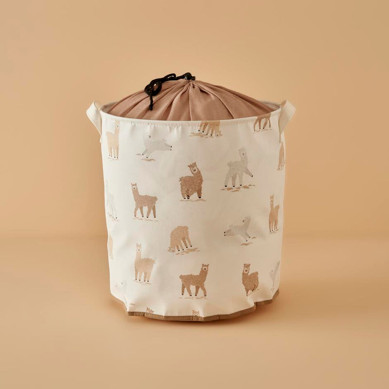 Alpaca Trekkoord Speelgoed of wasmand Beige (36x40 cm)