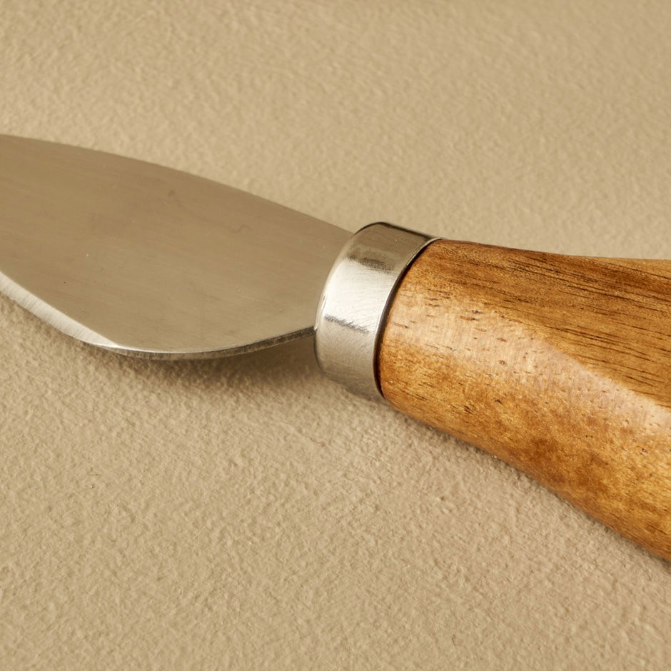 Parmezaanse kaas serveerset naturel (32x17,5 cm)